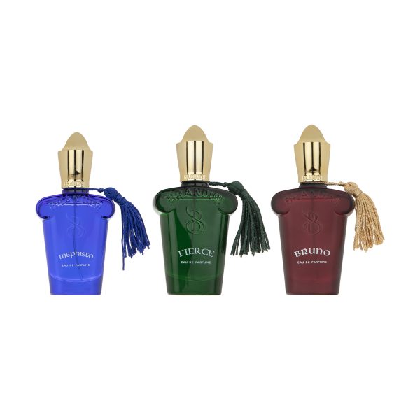عطر جیبی مردانه برندینی مدل mephisto fierce bruno حجم 33 میلی لیتر مجموعه 3 عددی